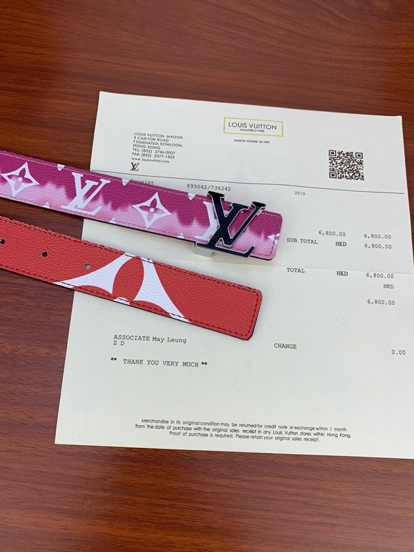 激安ルイヴィトンベルト側面デザイン